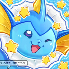 vaporeon says hi!